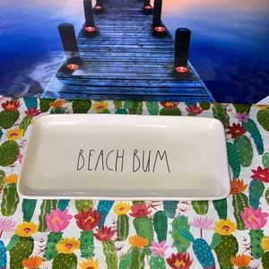 RAE DUNN BEACH BUM Platter Tray
